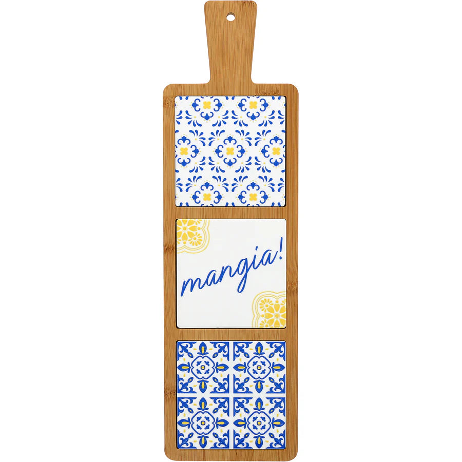 "Mangia" Tile Trivet