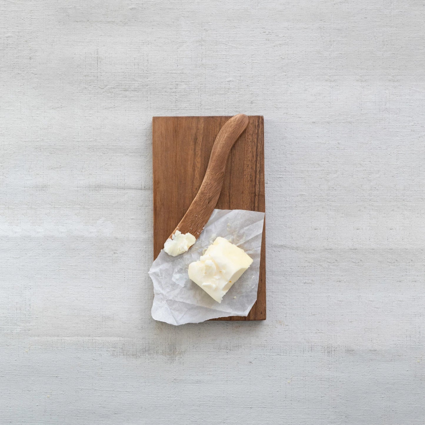 Acacia Wood Board with Canape Knife