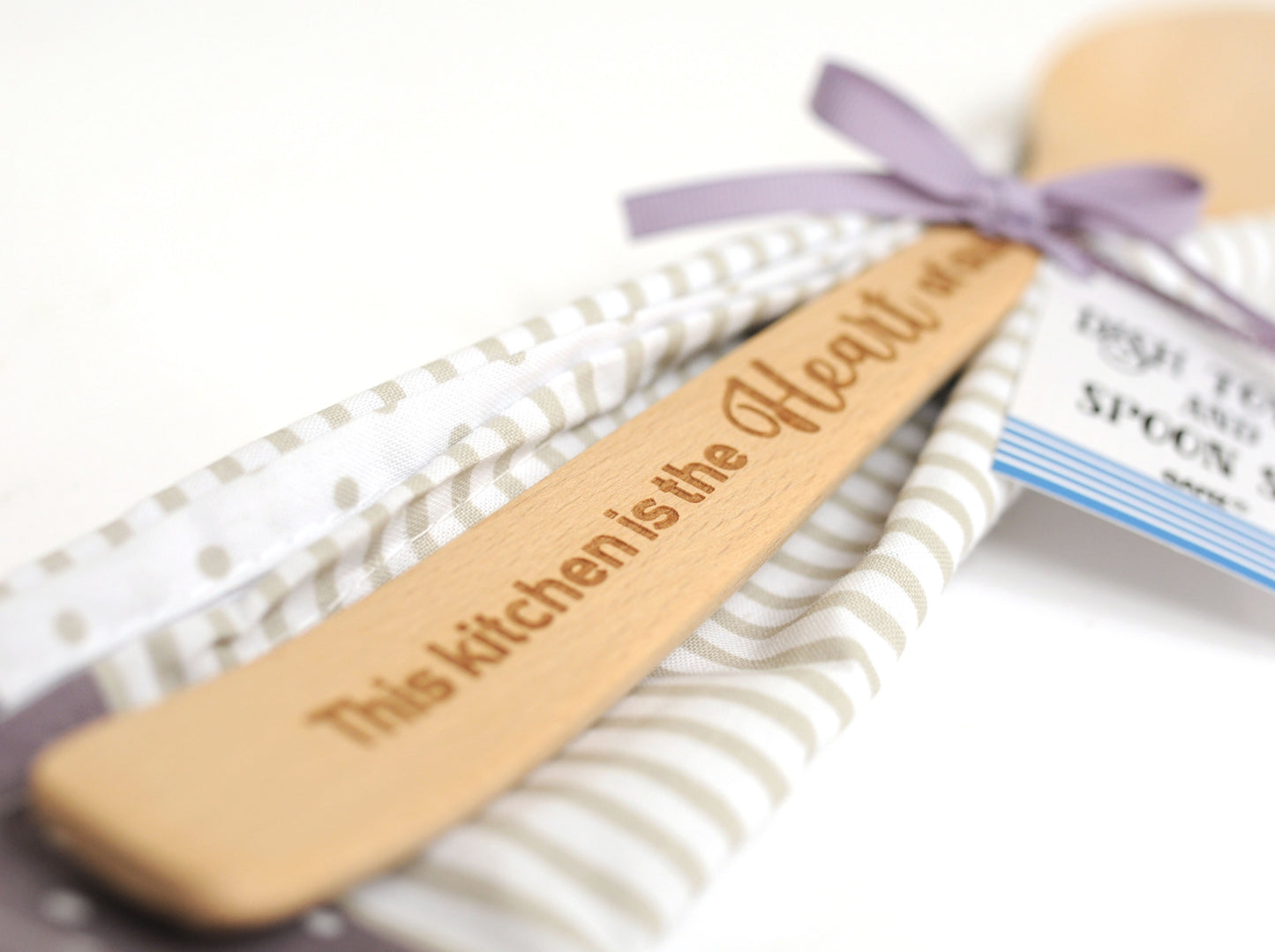 Wooden Spoon with Towel