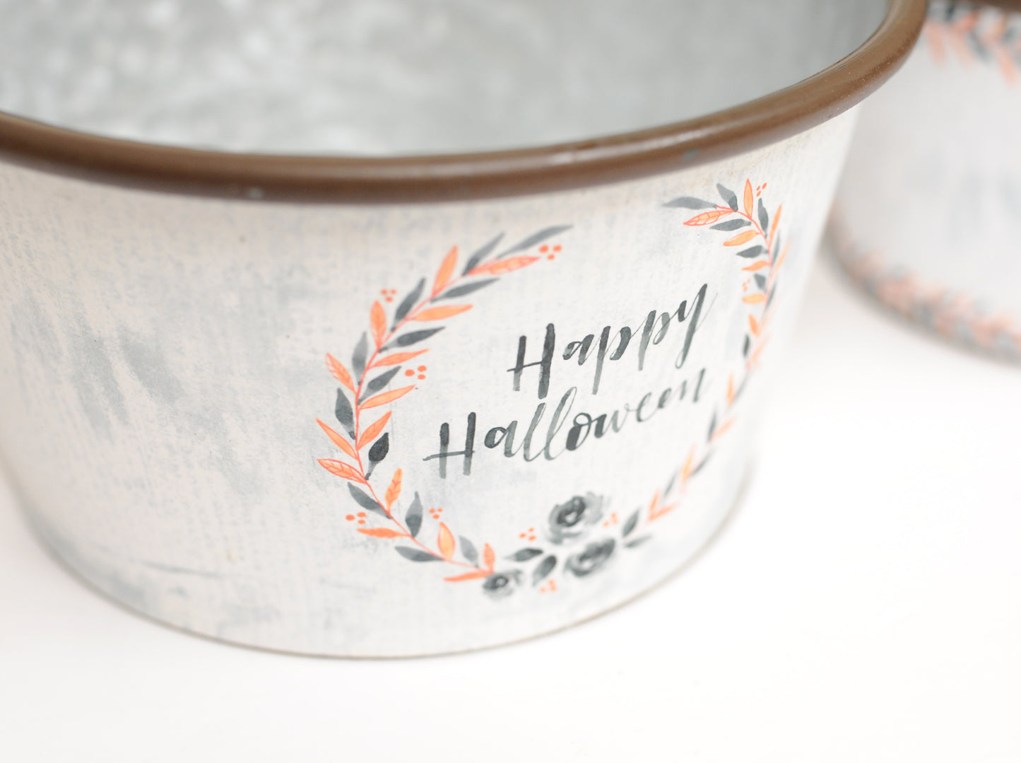 Halloween Tin Bins