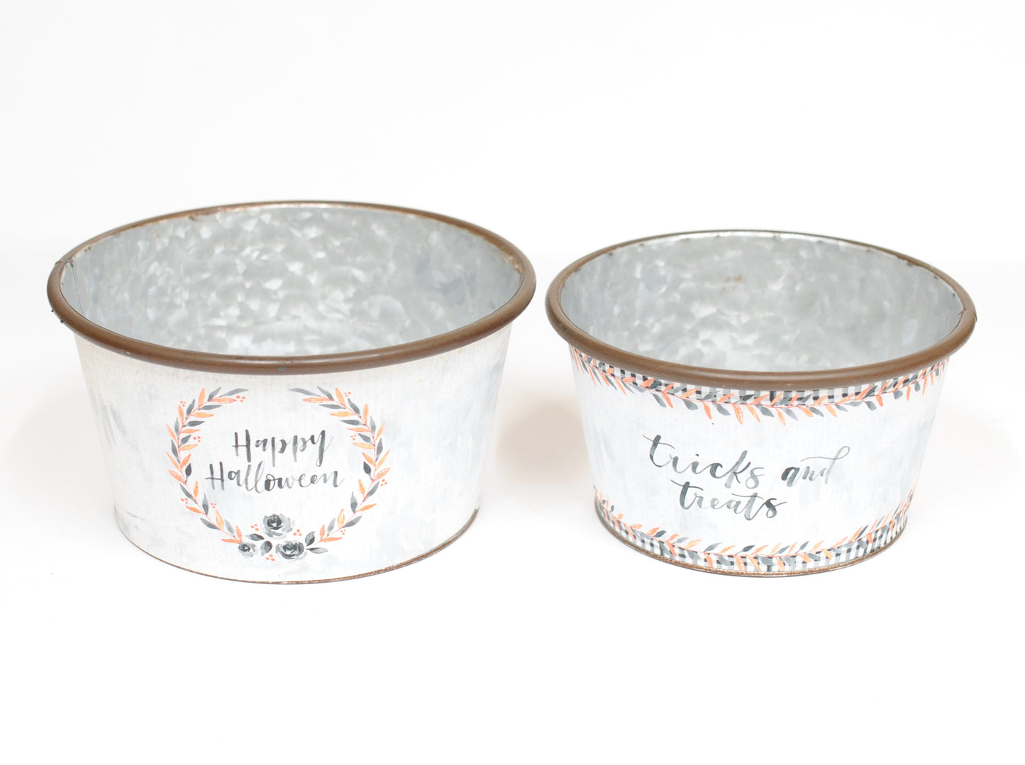 Halloween Tin Bins
