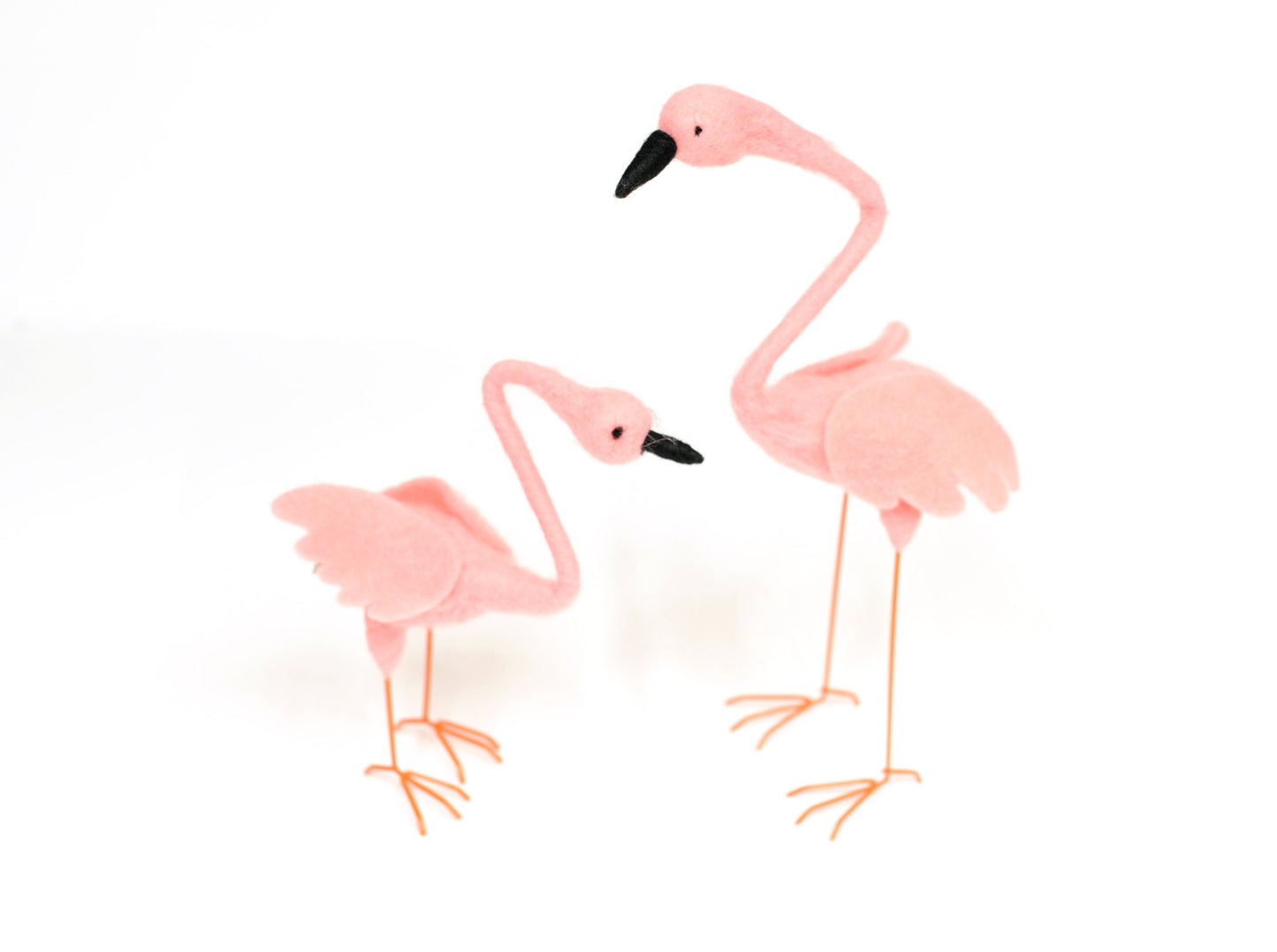 Felt Flamingos