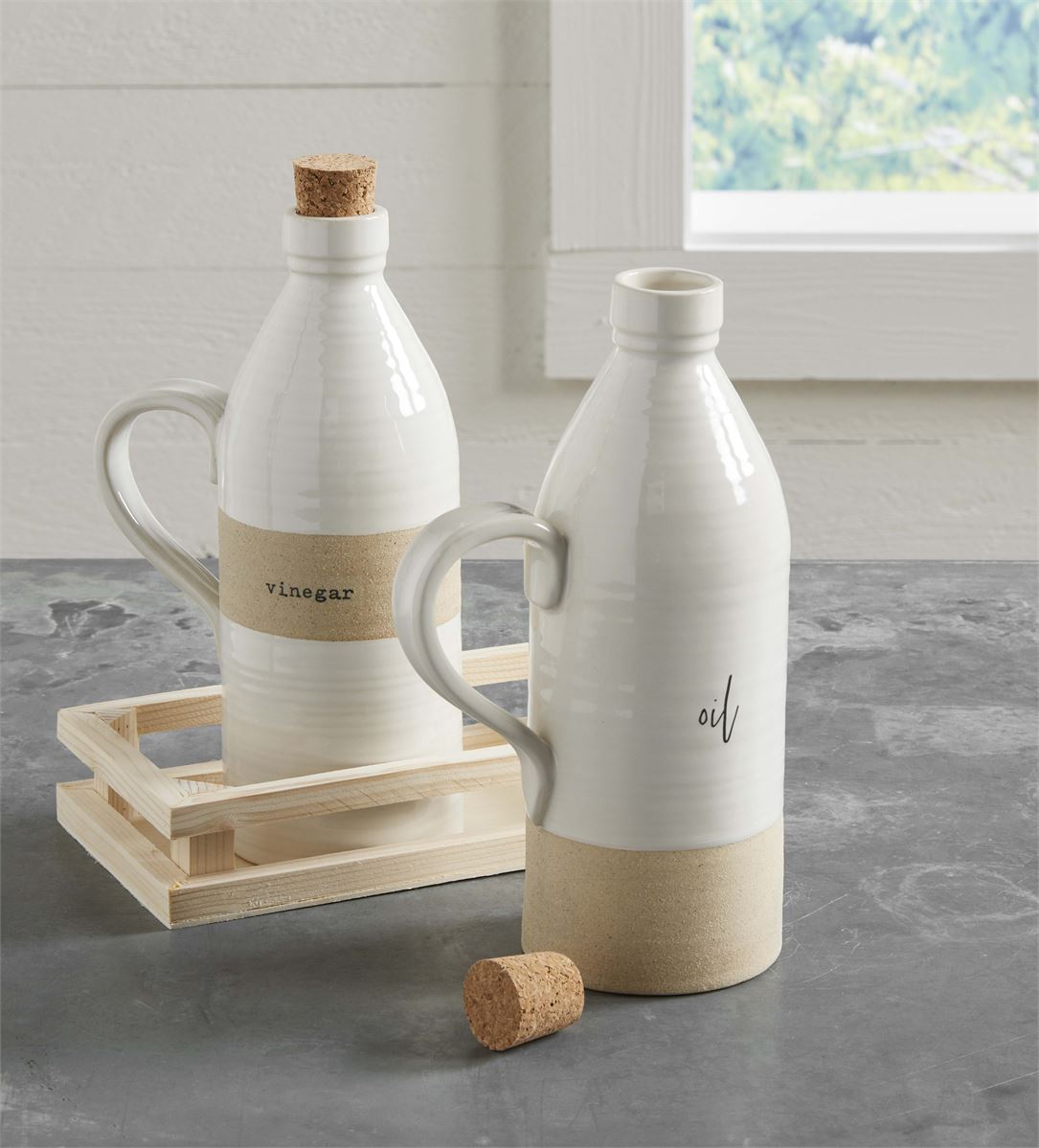 Oil and Vinegar Decanter Set