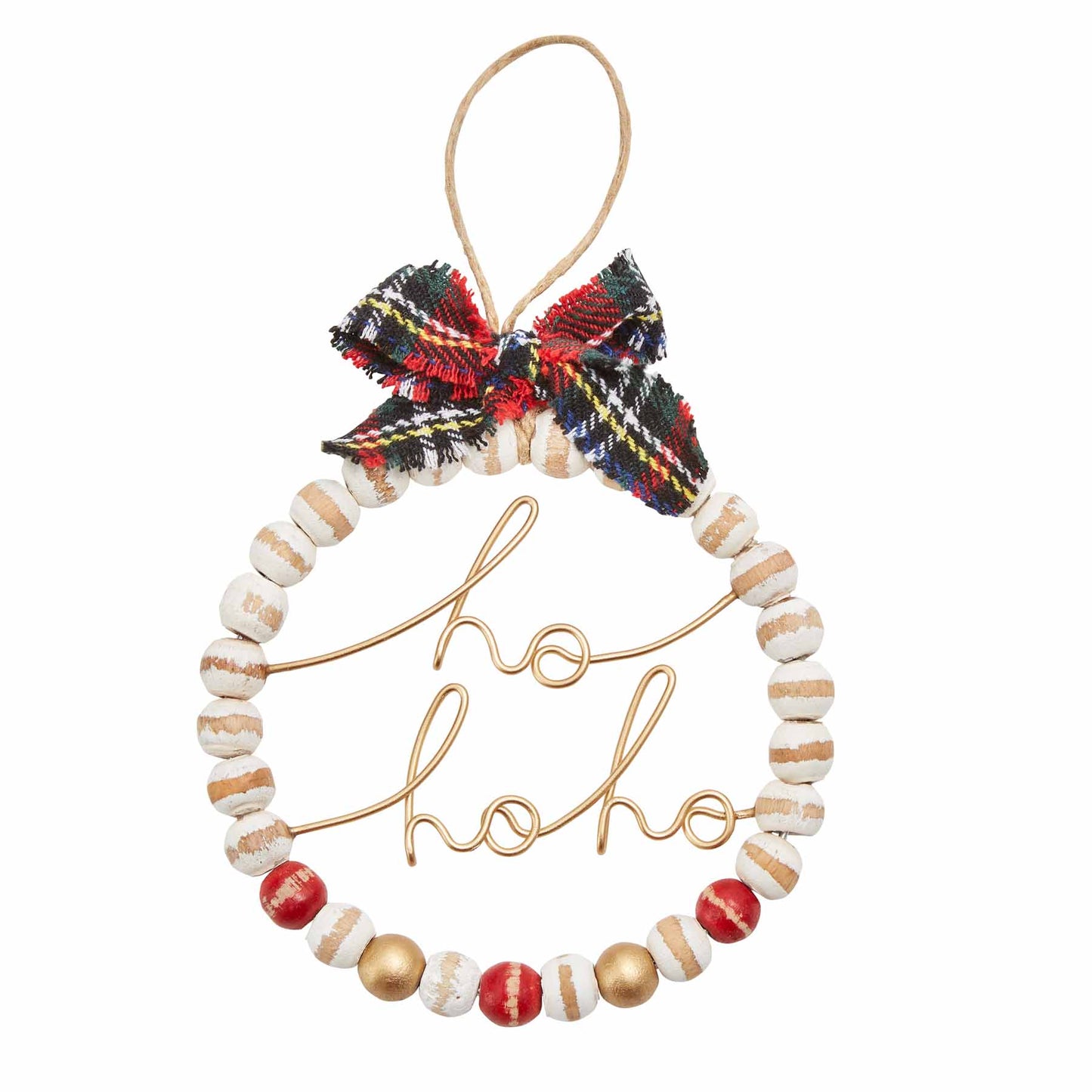 Beaded Sentiment Ornament