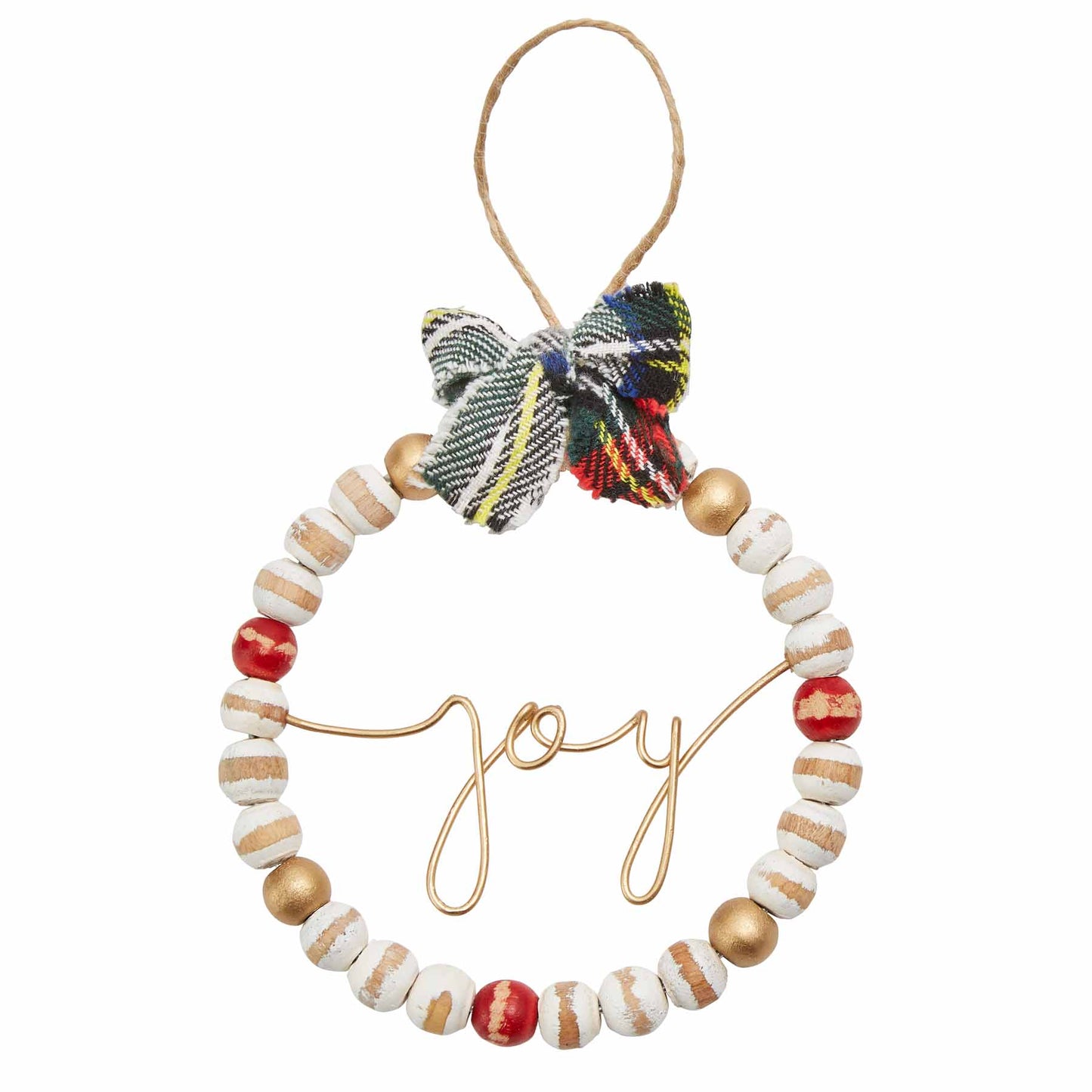 Beaded Sentiment Ornament