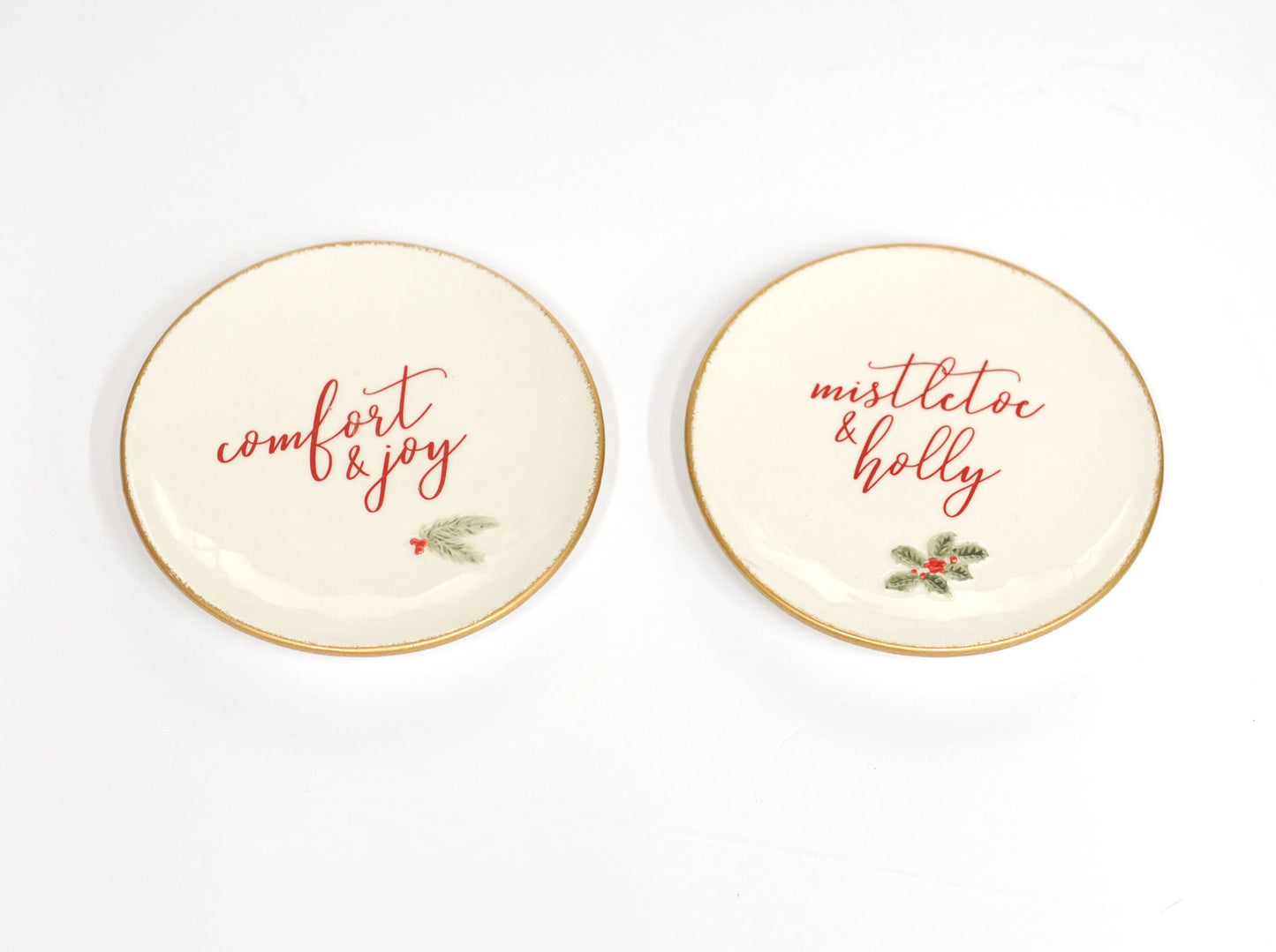 Gold-Rimmed Plates