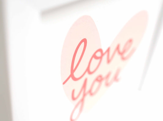 Love You Canvas Square