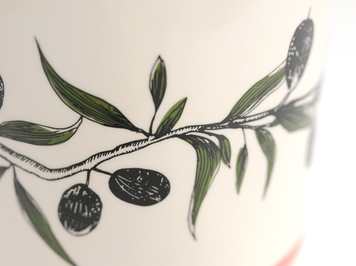 Olive Branch Utensil Jar