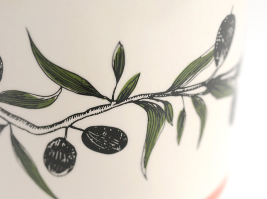 Olive Branch Utensil Jar