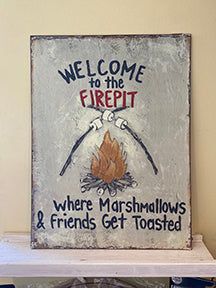 Firepit Sign