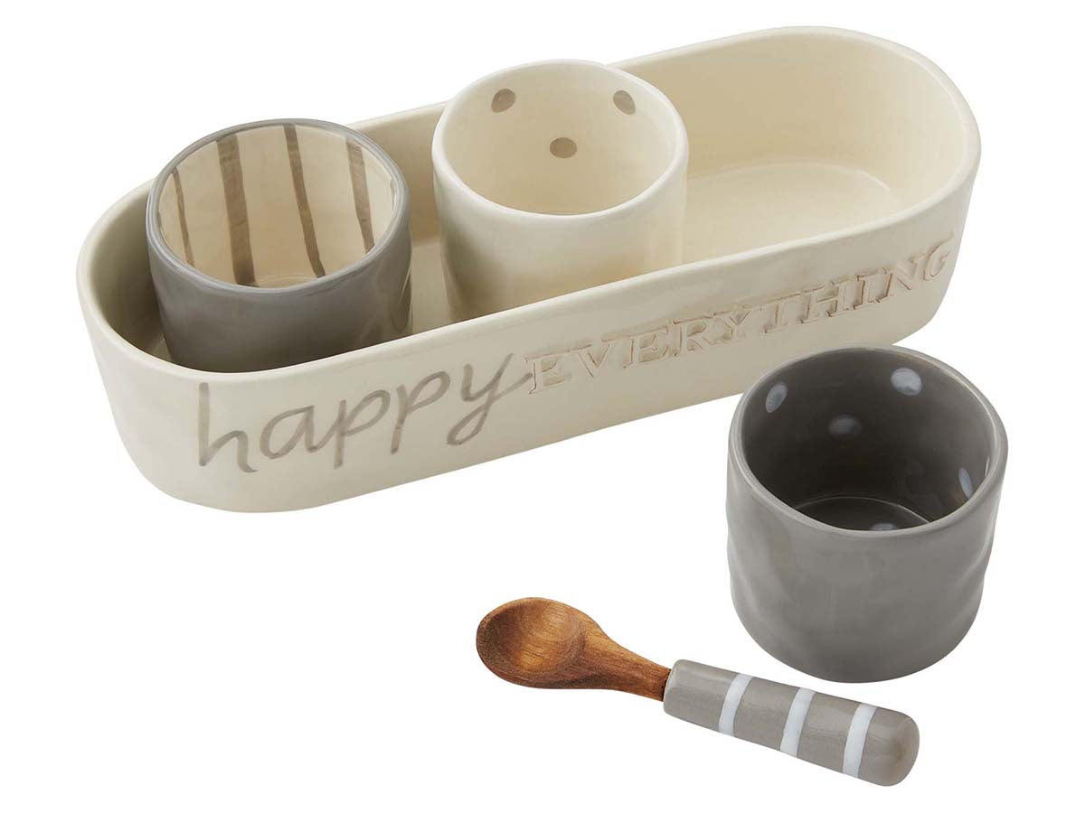 Happy Everything Dip & Cracker Set
