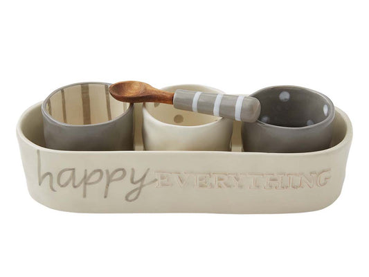 Happy Everything Dip & Cracker Set