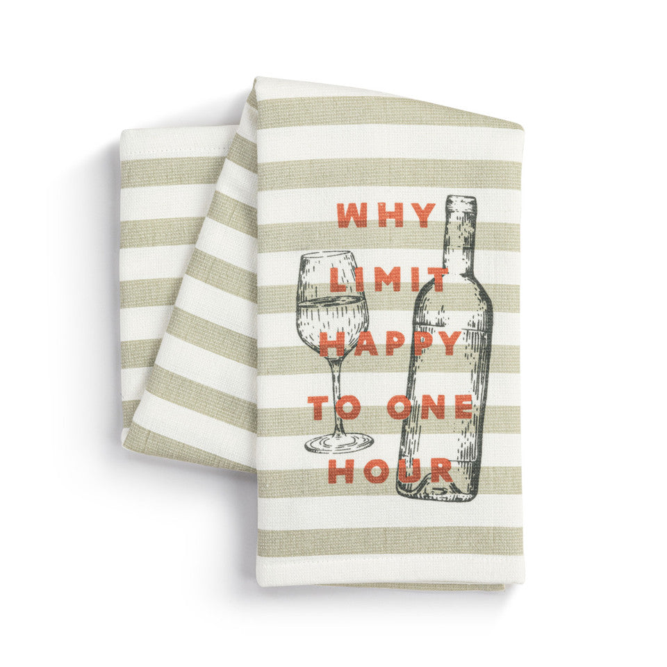 Happy Hour Tea Towel