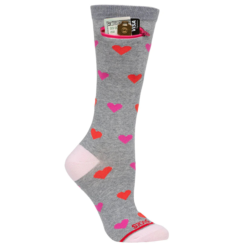 Pocket Socks - Hearts