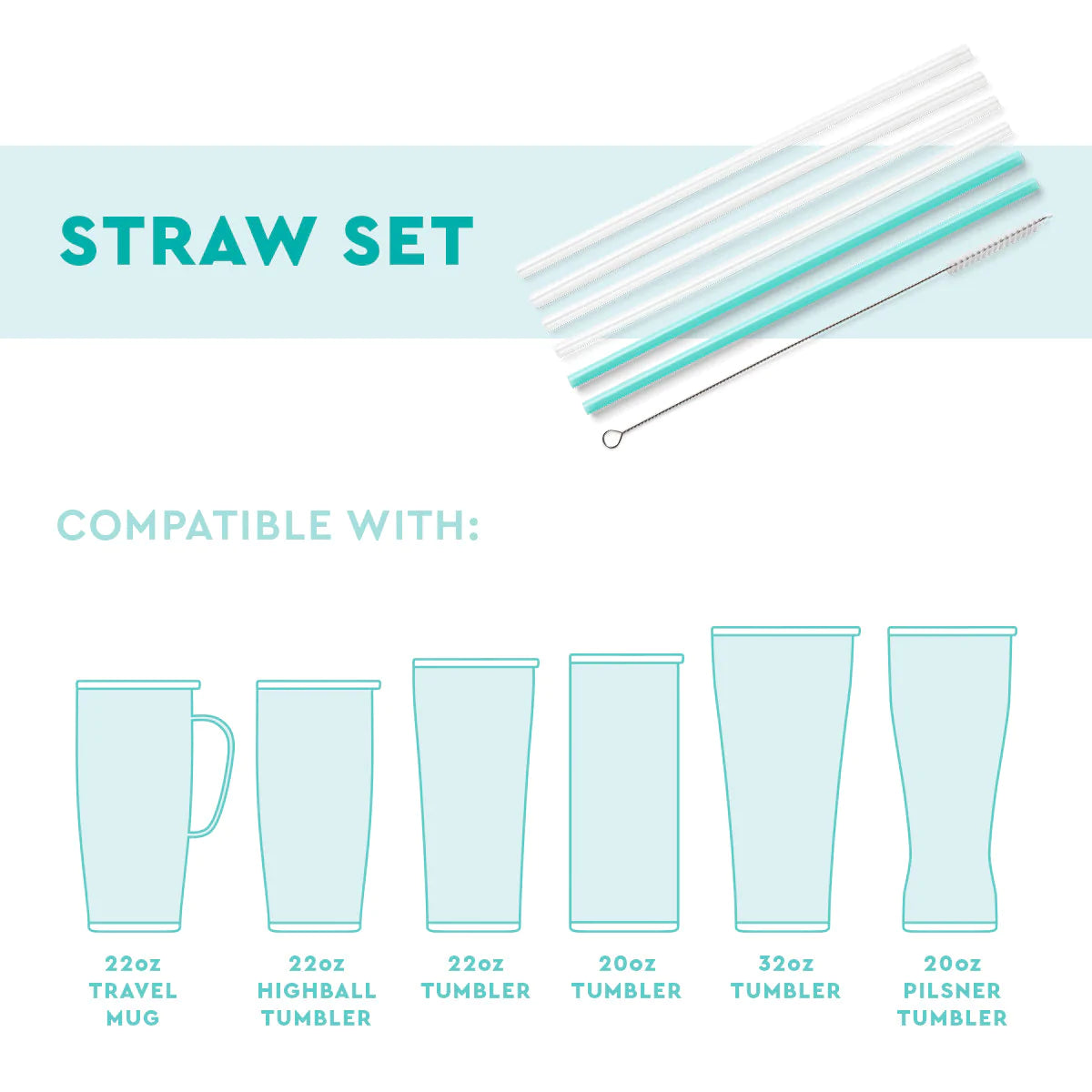 Swig Reusable Straw Set