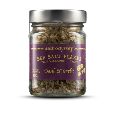 Salt Odyssey - Sea Salt with Basil and Garlic