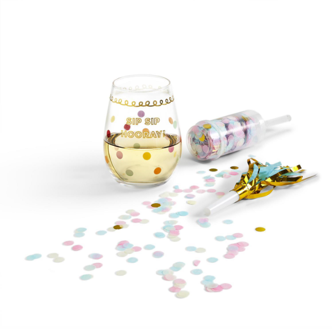 Sip Sip Hooray Birthday Gift Set