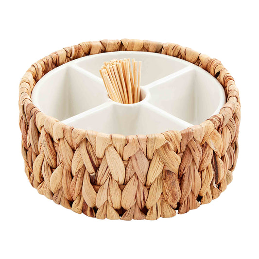 Woven Basket Server Set