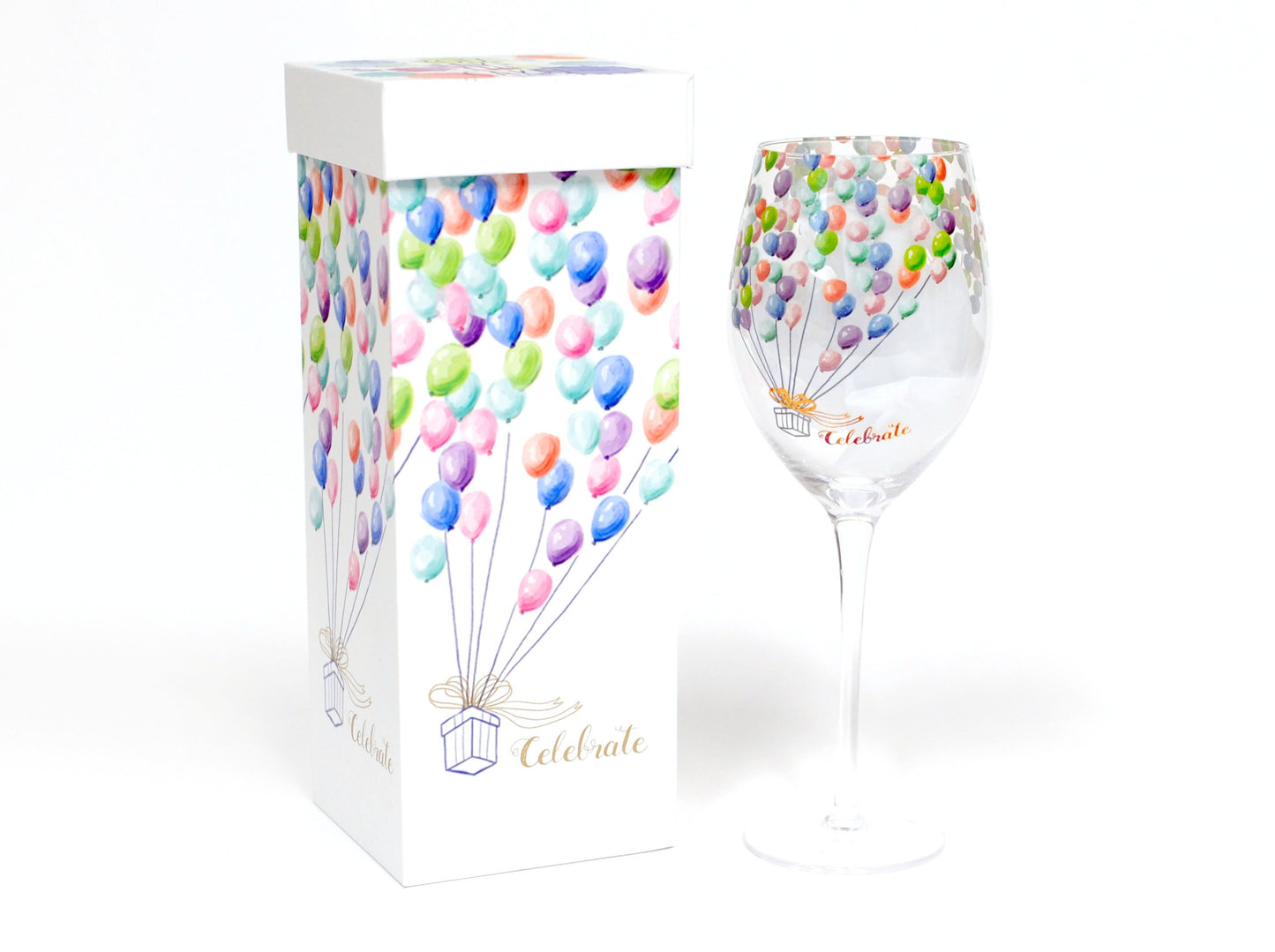 Celebrate Wine Glass