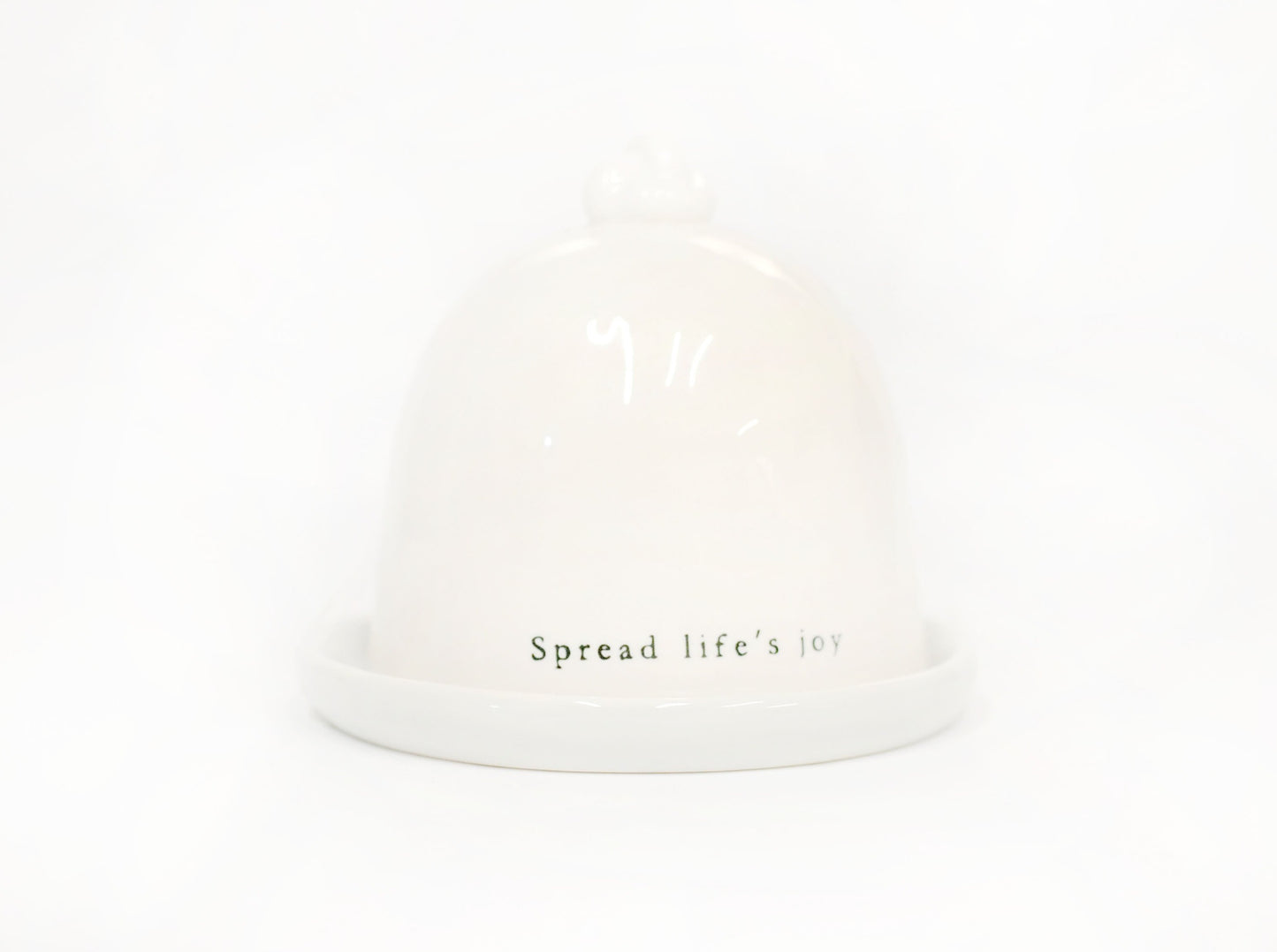 Spread Life's Joy Butter Dish