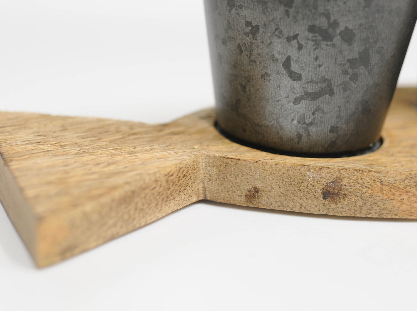 3-Cup Wooden Fish