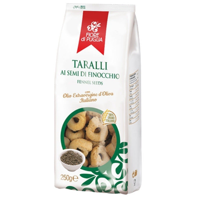 Fiore di Puglia Taralli with Fennel Seeds