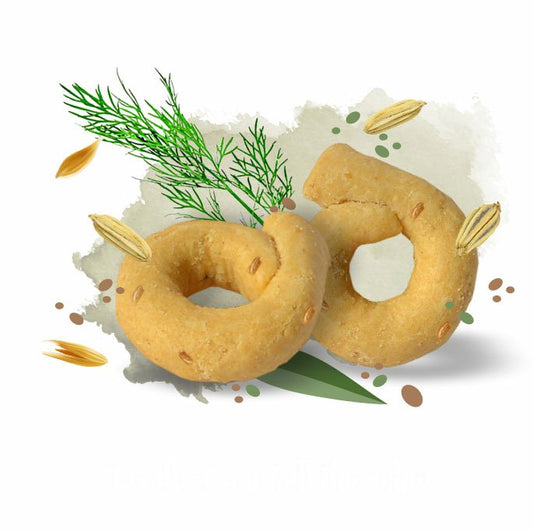 Fiore di Puglia Taralli with Fennel Seeds