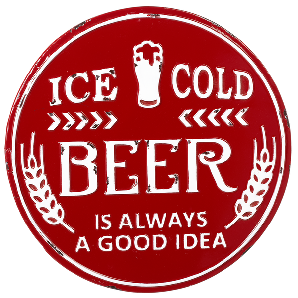 Metal Beer Sign