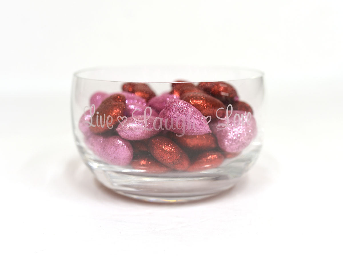 Live Laugh Love Candy Bowl