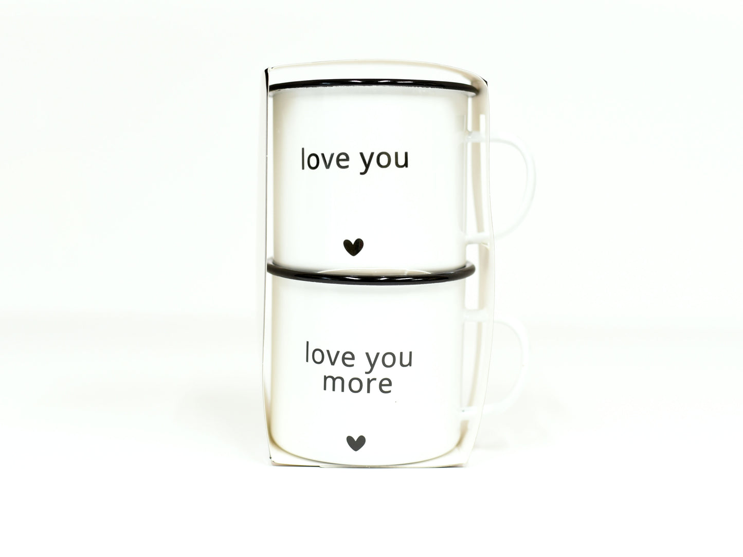 Love You More Mug Set
