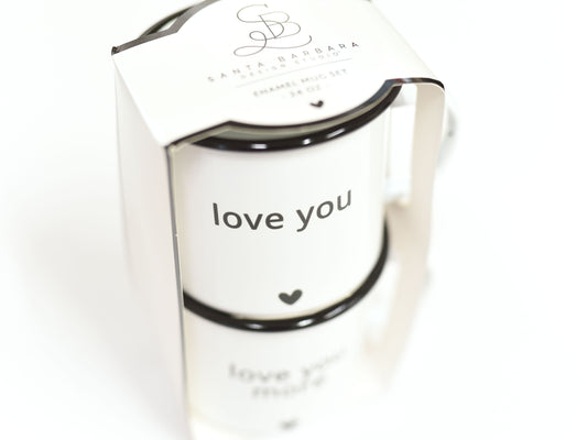 Love You More Mug Set