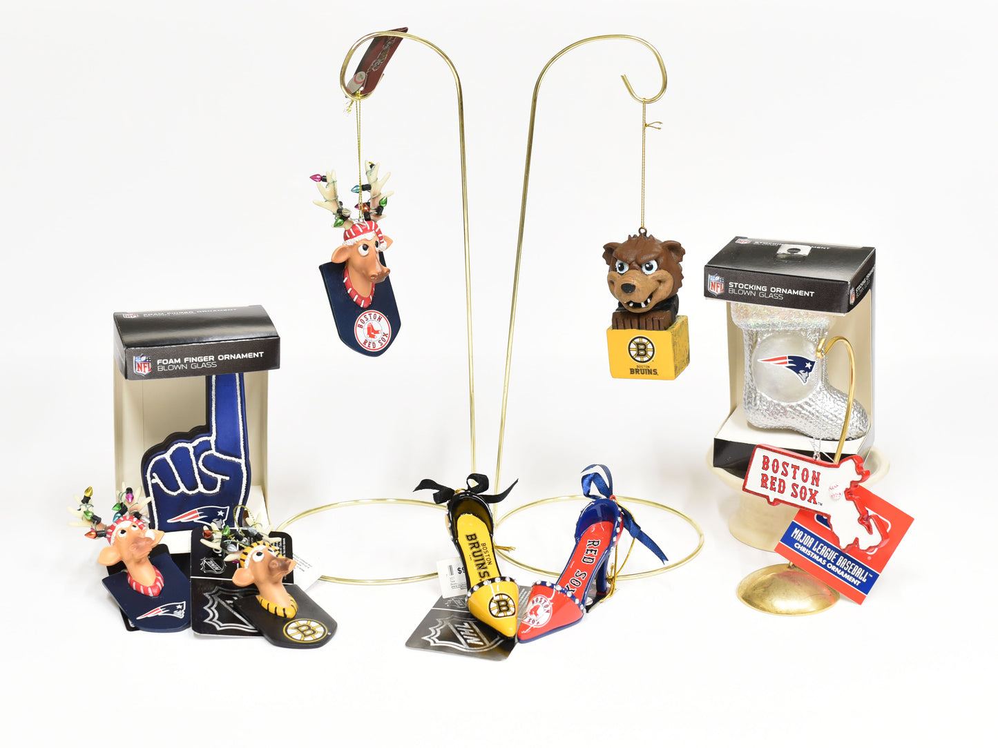 New England Sports Ornaments