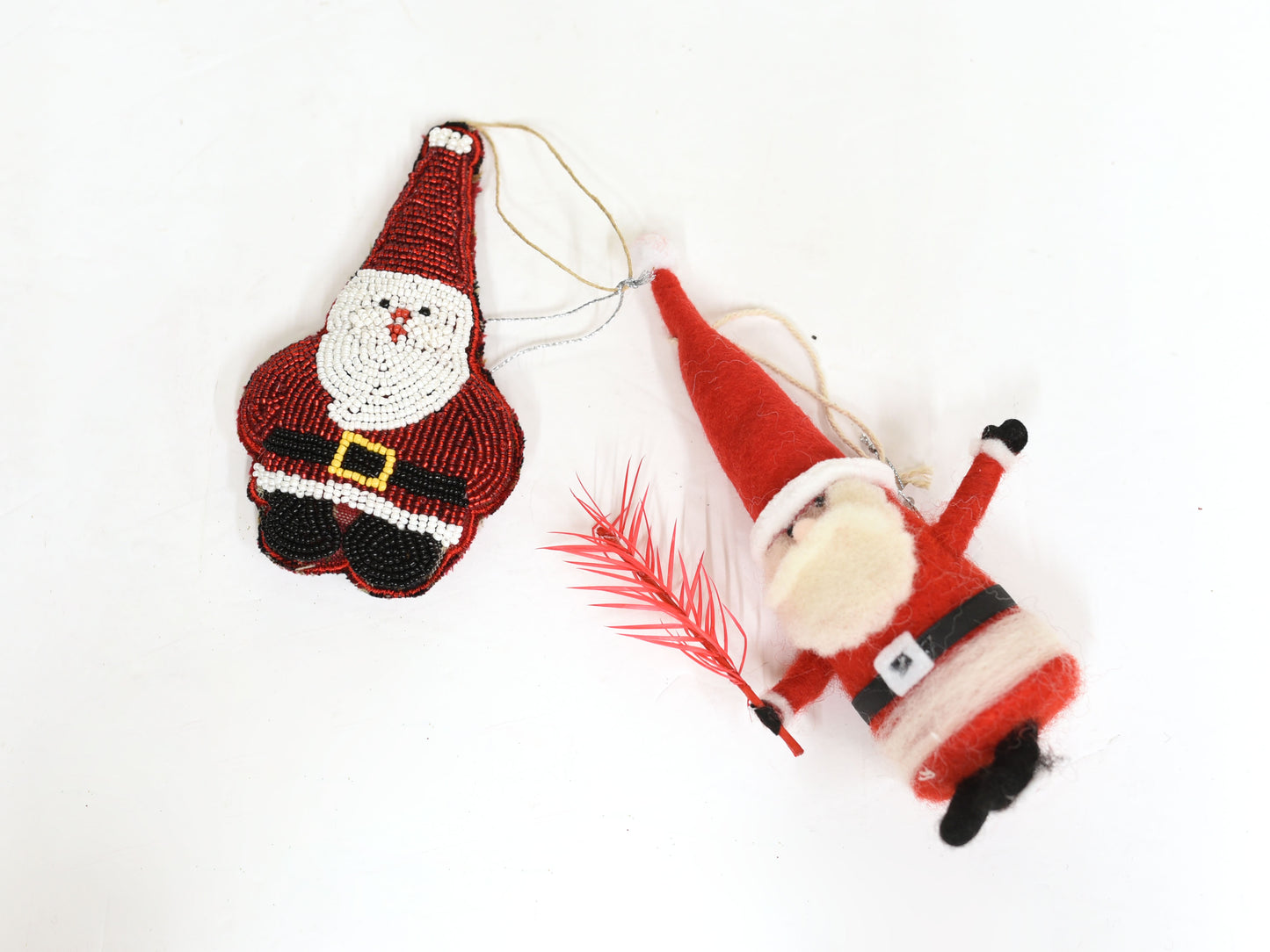 Santa Ornaments