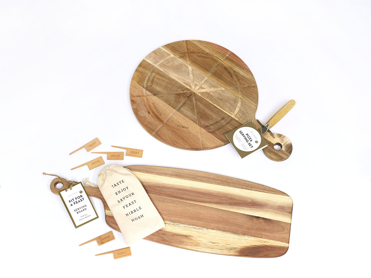 Pizza Board and Snack Board