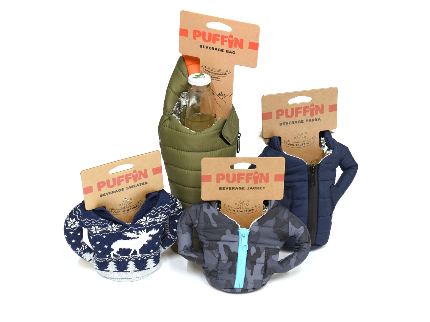 Puffin Beverage Koozies