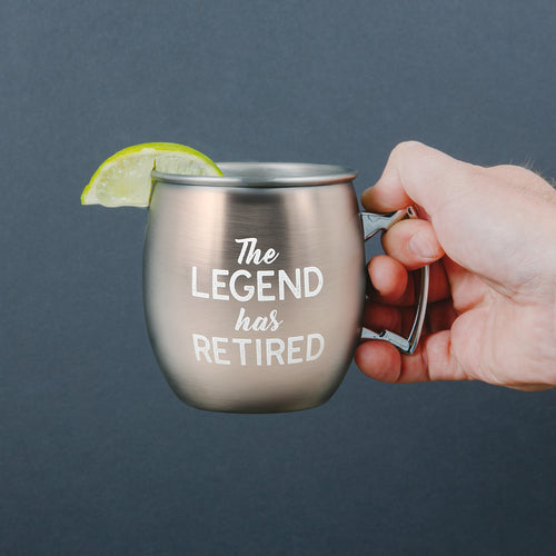 Stainless Steel Moscow Mule Retirement Mug