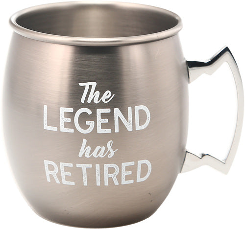 Stainless Steel Moscow Mule Retirement Mug