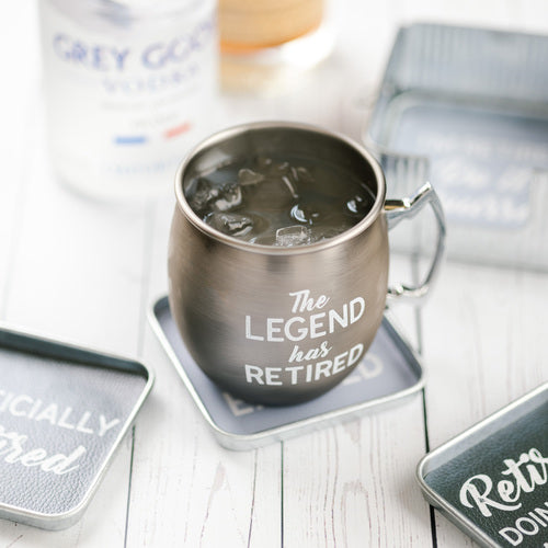 Stainless Steel Moscow Mule Retirement Mug