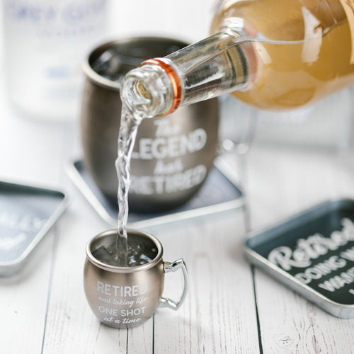 Stainless Steel Retirement Shot Glass