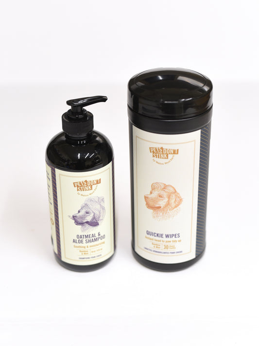 Animal Wipes and Shampoo