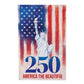 44" x 28" "250 America the Beautiful" Flag