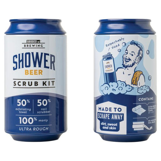 Brodeo Drive Shower Beer Scrub Kit