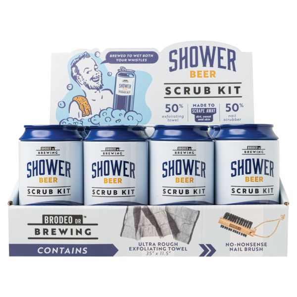 Brodeo Drive Shower Beer Scrub Kit