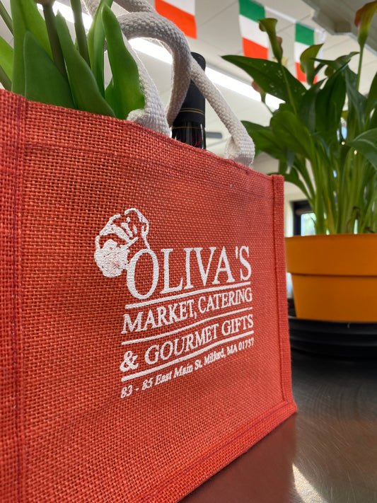 Oliva's Mini Canvas Tote - Jute Red