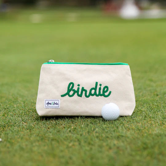 "Birdie" Brush It Off Cosmetic Case