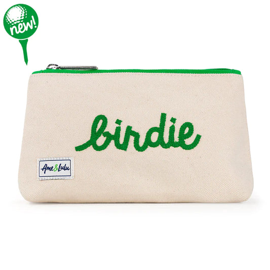 "Birdie" Brush It Off Cosmetic Case