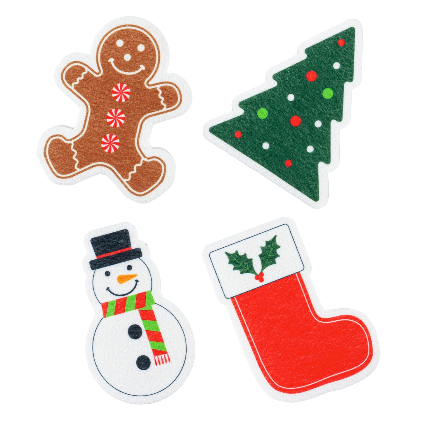 Holiday Icon Shaped Sponges