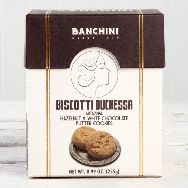 Banchini Biscotti Duchessa - Hazelnut & White Chocolate Butter Cookies