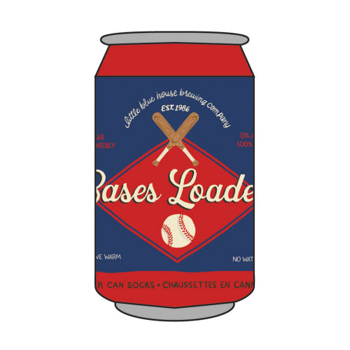 Bases Loaded Beer Can Socks