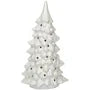 White Stoneware LED Tree